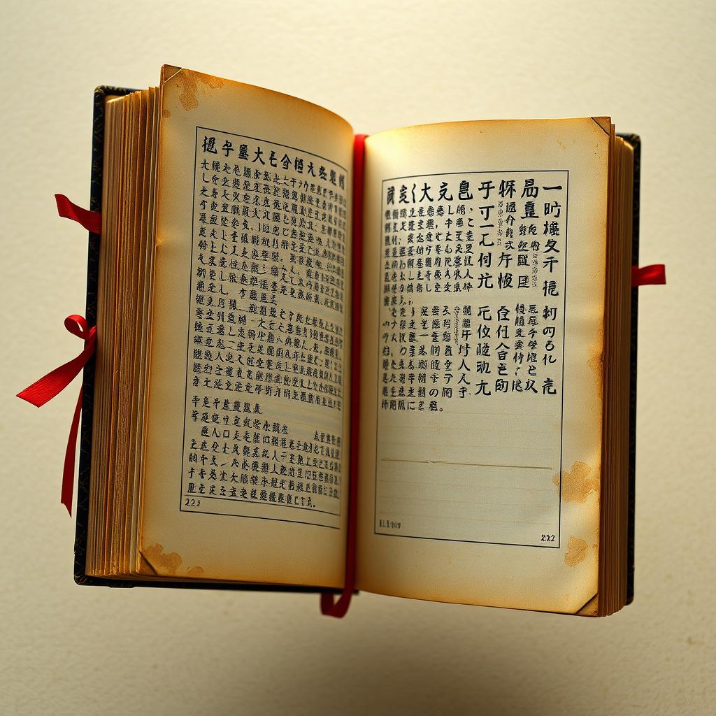 Floating codex with #E6E6FA  aura, pages showing Song dynasty movable type textures, binding ribbons in #7A9A8B, foxing marks rendered with web10_T68-D paper aging algorithm--ar 1:1 --style ink_painting --v 5 --no gold --no brown --no text --low_contrast--seed [22]