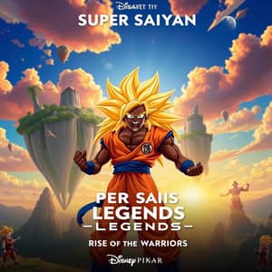 create a 6 vK image of a african super saiyan goku






