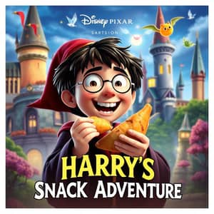 Harry Potter eating samosa