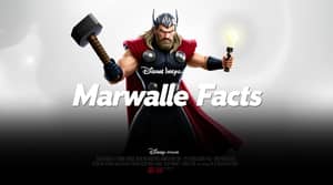 Create YouTube Banner For a professional fact channel, precisely a thor with the name
Marwale Facts using white and gray, add background cinematic tone